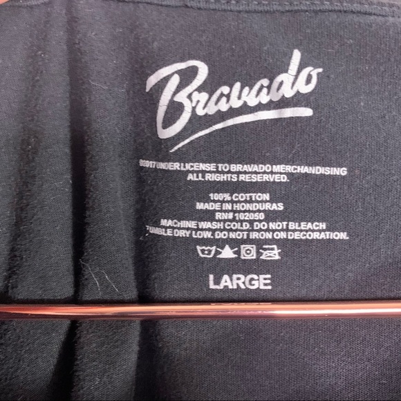 Bravado Guns n Roses Sweet Child of Mine Black Cropped Graphic Tee - Picture 4 of 4